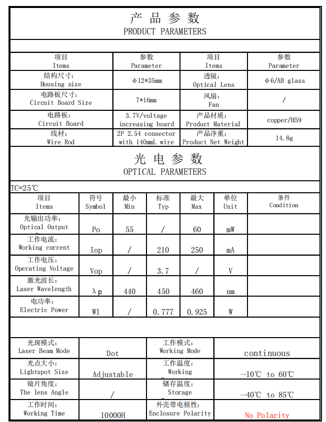 60mW blue Laser Module 60mW blue Laser Module2
