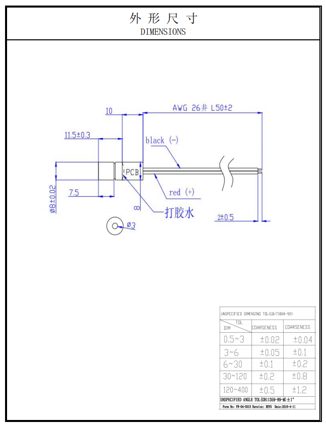 Laser Module for Laser Rangefinder
