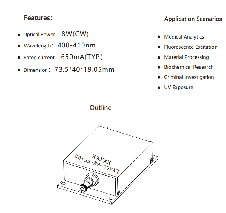 Fiber Coupled Laser Module