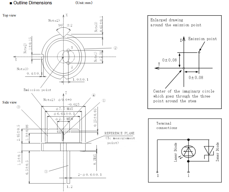 435nm 6W laser diode