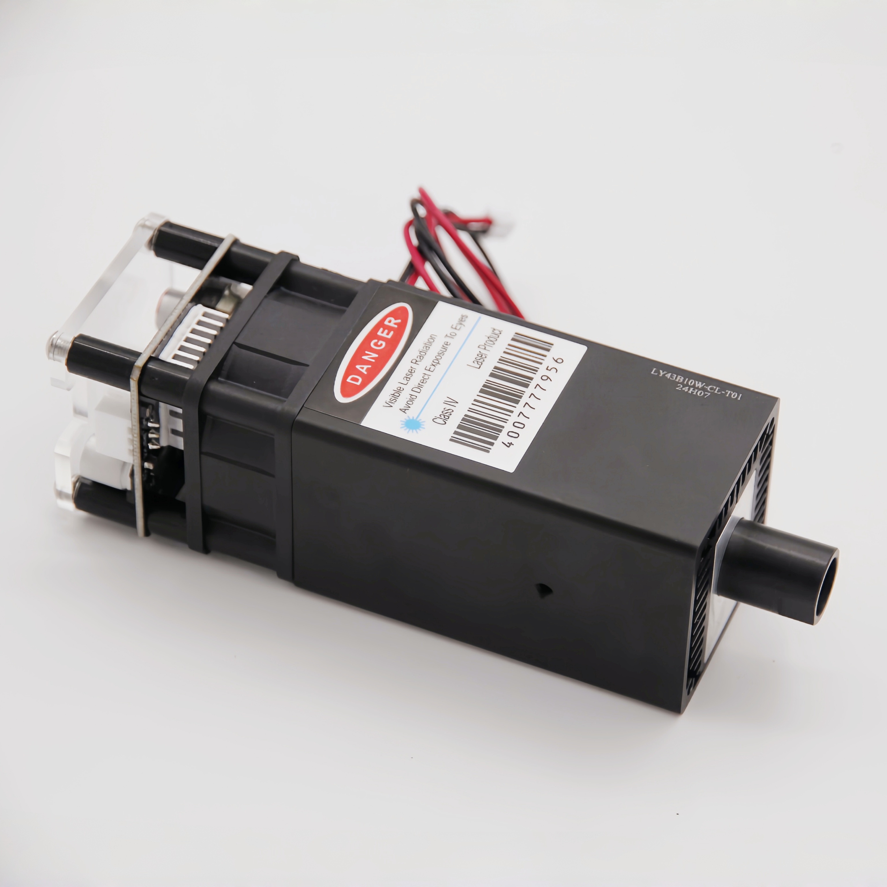 High Power 12V PWM 450nm 10W Blue Laser Diode Module with Collimated Beam for Desktop Laser Engraver