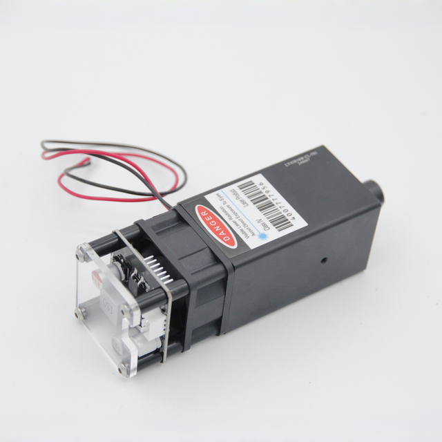 High Power 12V PWM 450nm 10W Blue Laser Diode Module with Collimated Beam for Desktop Laser Engraver