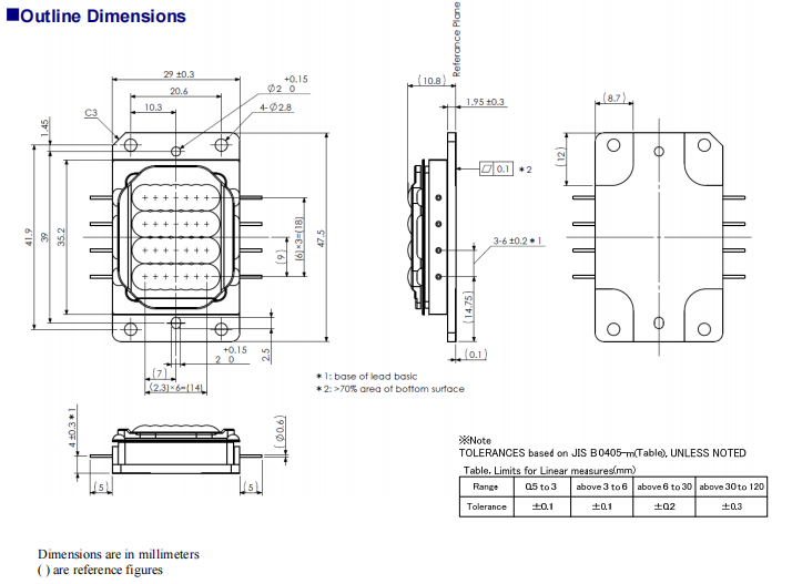 red Laser Array NURM33-A